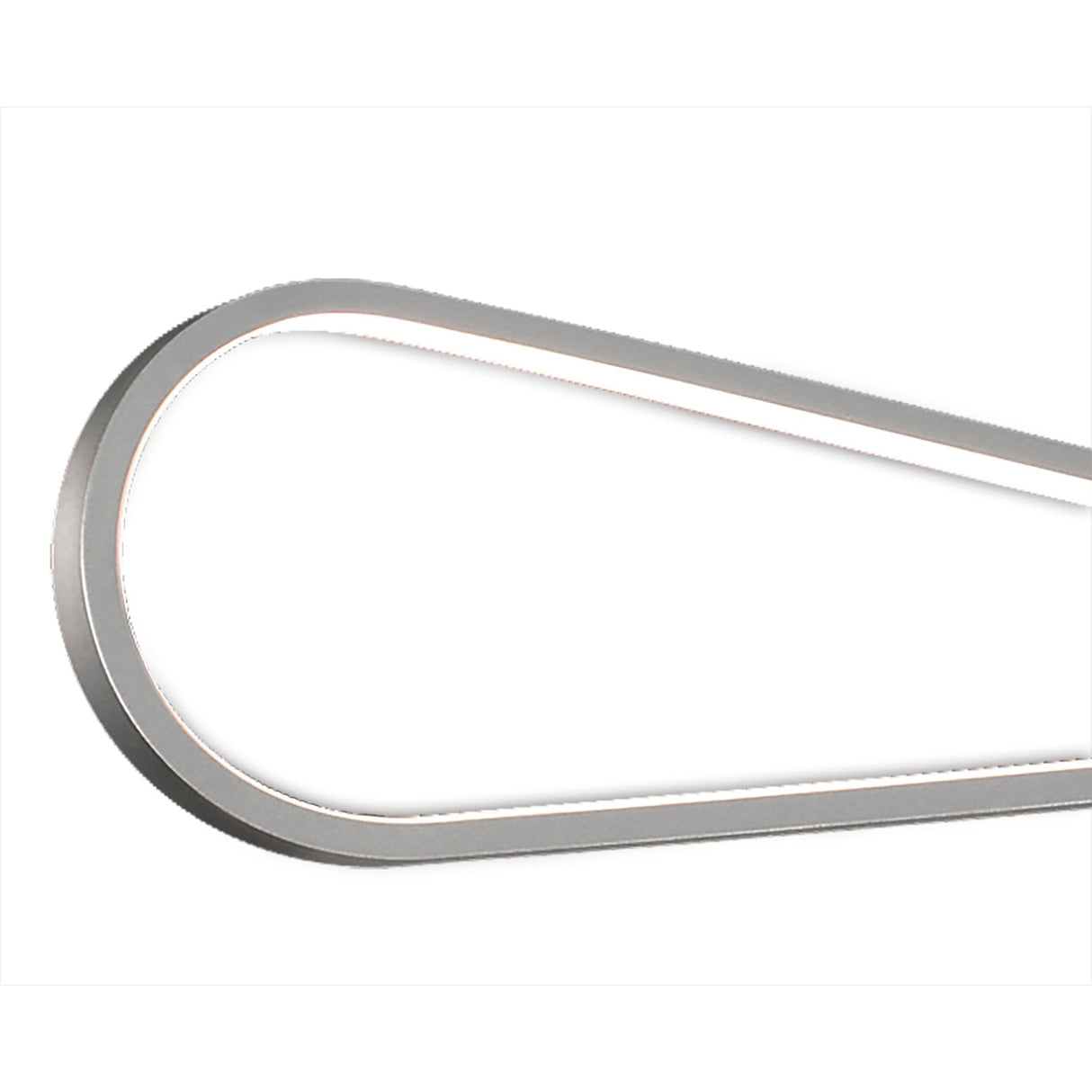 Bucle LED Linear Suspension Light 42W 3000K - Polished Chrome