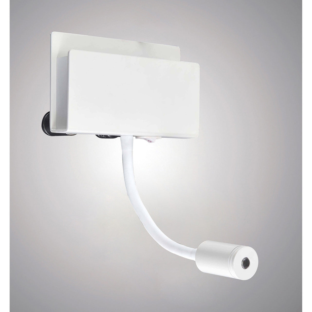 Cabarete LED Wall/Reading Light With Switch - White