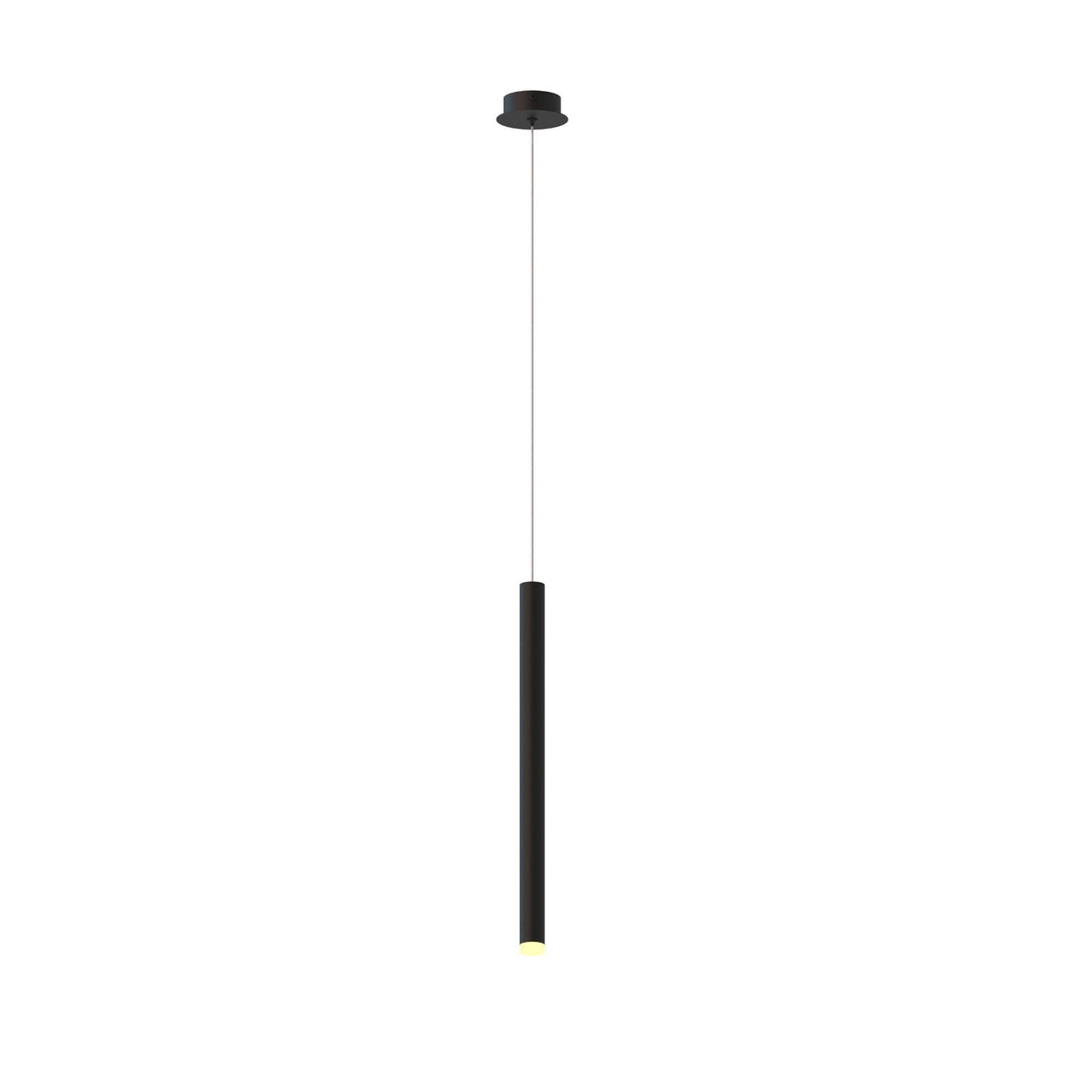 Cala 52cm Tube LED Pendant Light 6W 3000K - Sand Black
