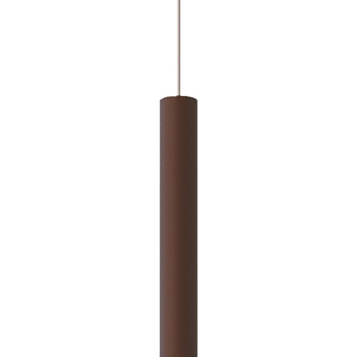 Cala 52cm Tube LED Pendant Light 6W 3000K - Rust Brown