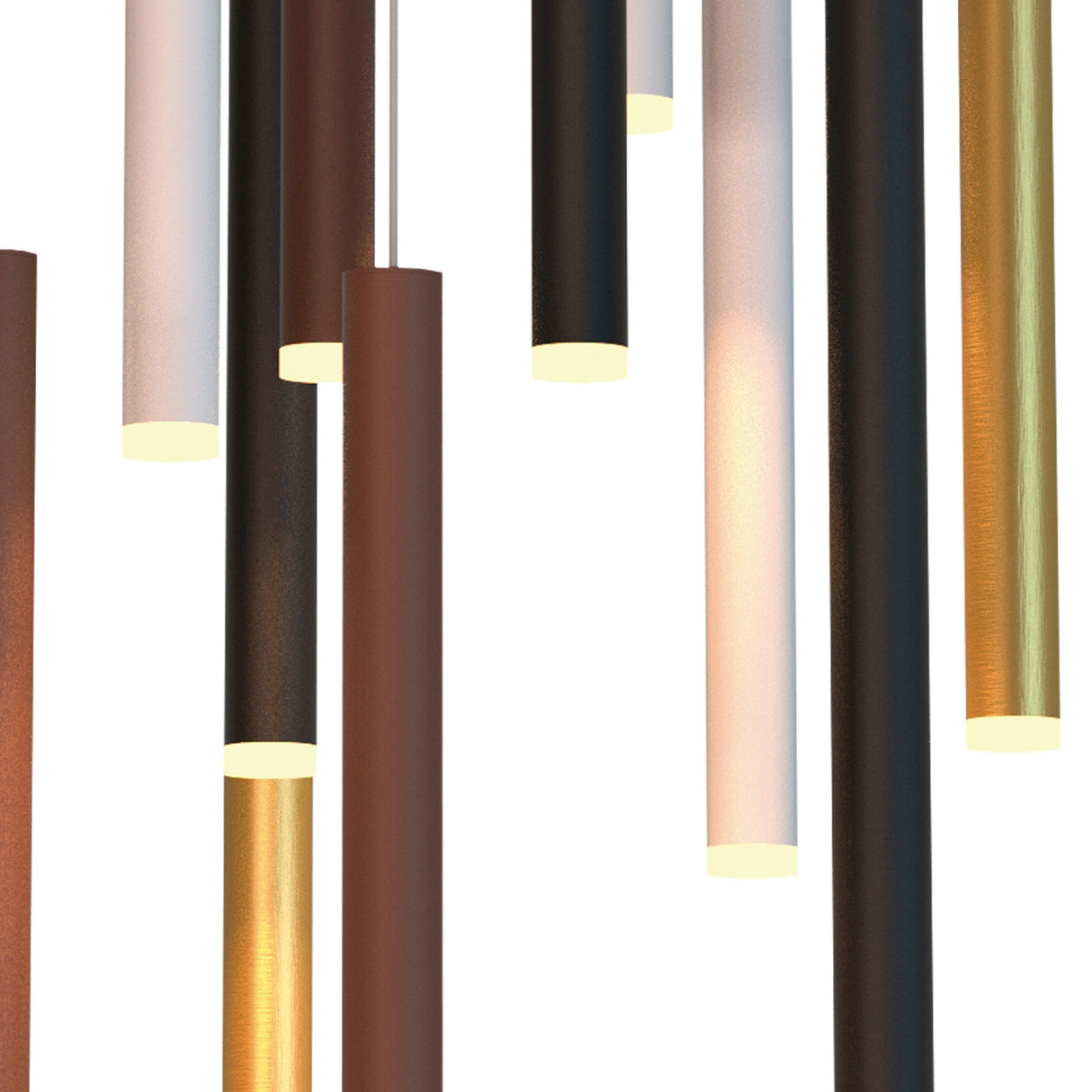 Cala 14 Light LED Cluster Pendant Light 84W 3000K - Multicoloured