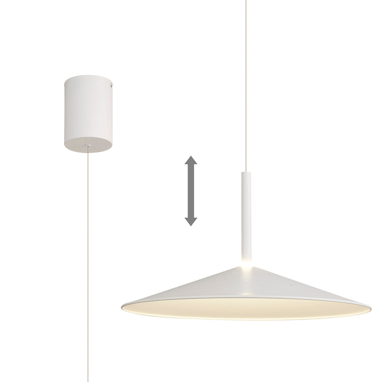 Calice 48cm LED Pendant Light 16W 3000K - White