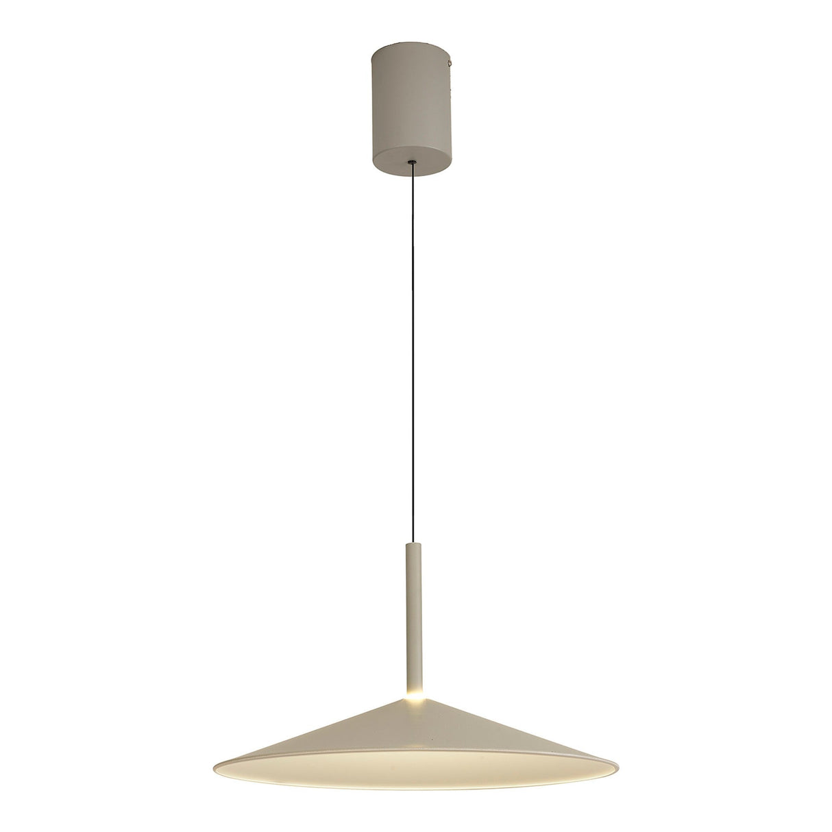 Calice 48cm Dimmable LED Pendant Light 16W 3000K - Grey & White