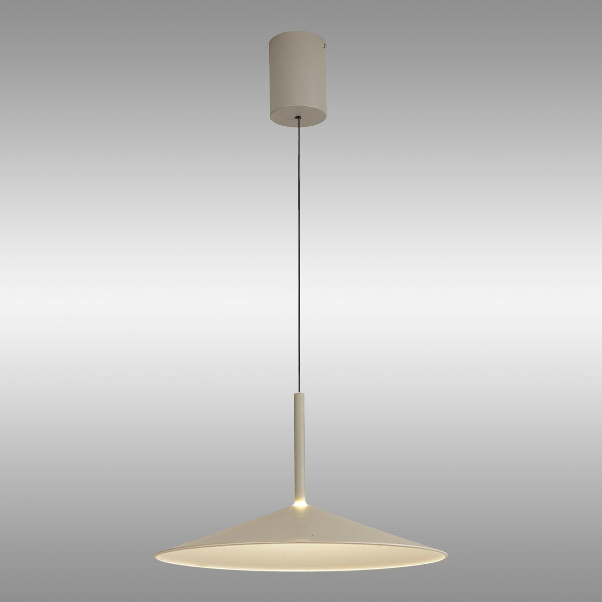 Calice 48cm Dimmable LED Pendant Light 16W 3000K - Grey & White