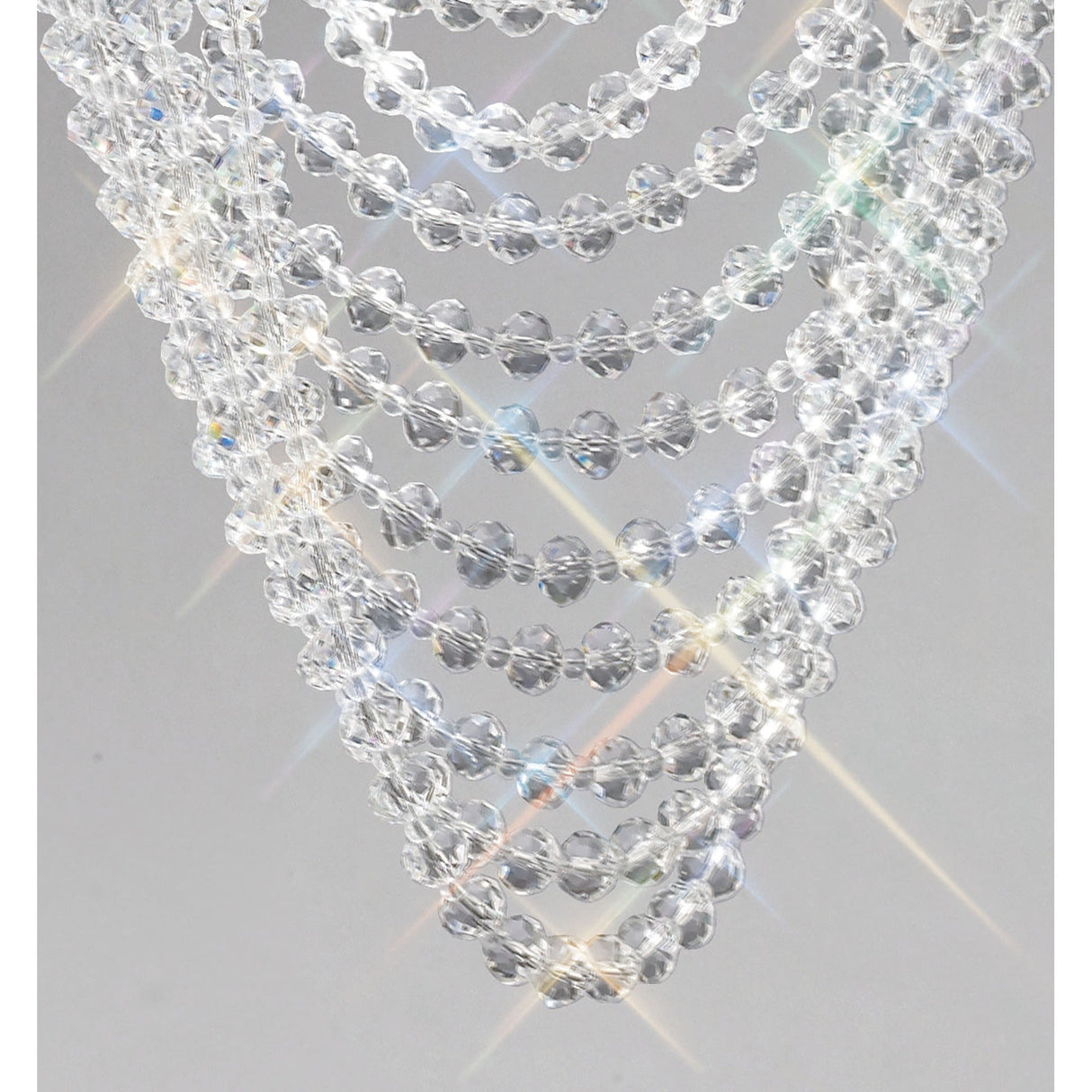 Camilla 1 Light Crystal Semi-Flush Ceiling Light – Polished Chrome