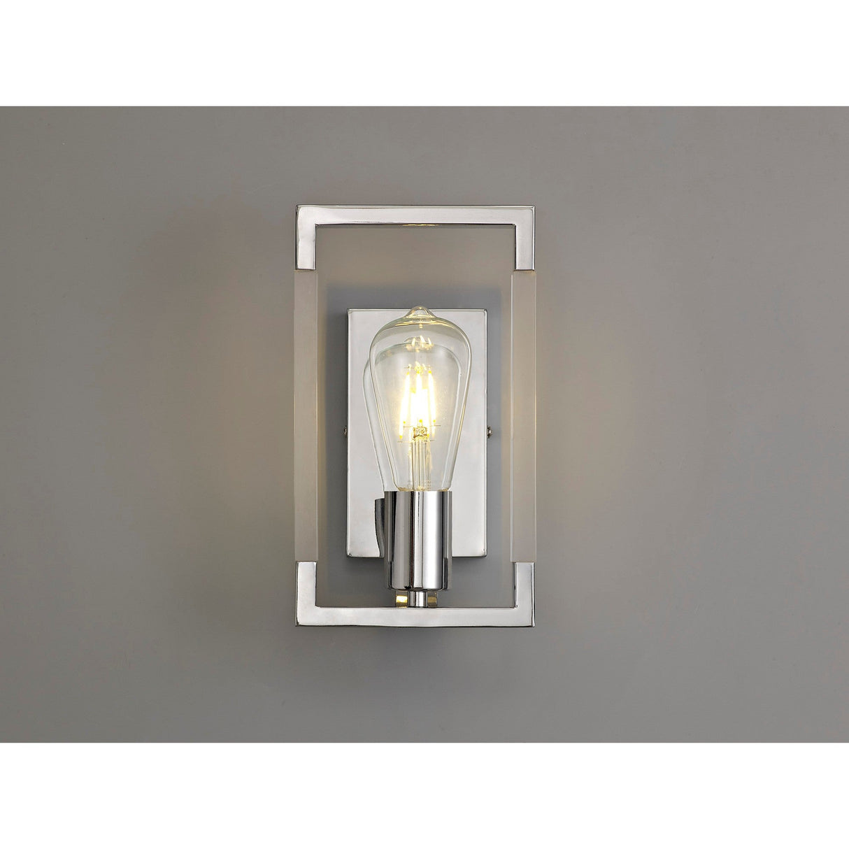Canto 1 Light Wall Light - Polished Nickel