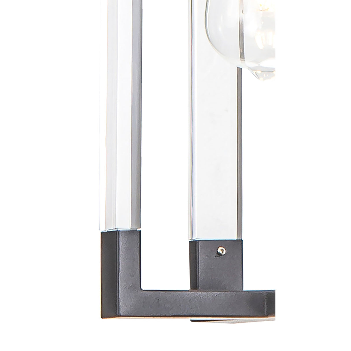 Canto Rectangle 1 Light Pendant Light - Graphite