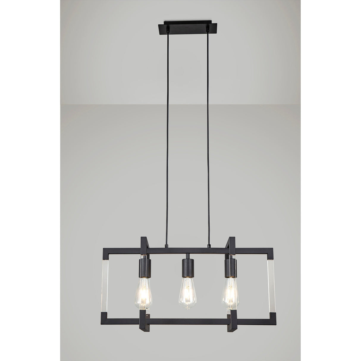 Canto 3 Light Linear Suspension Light - Graphite