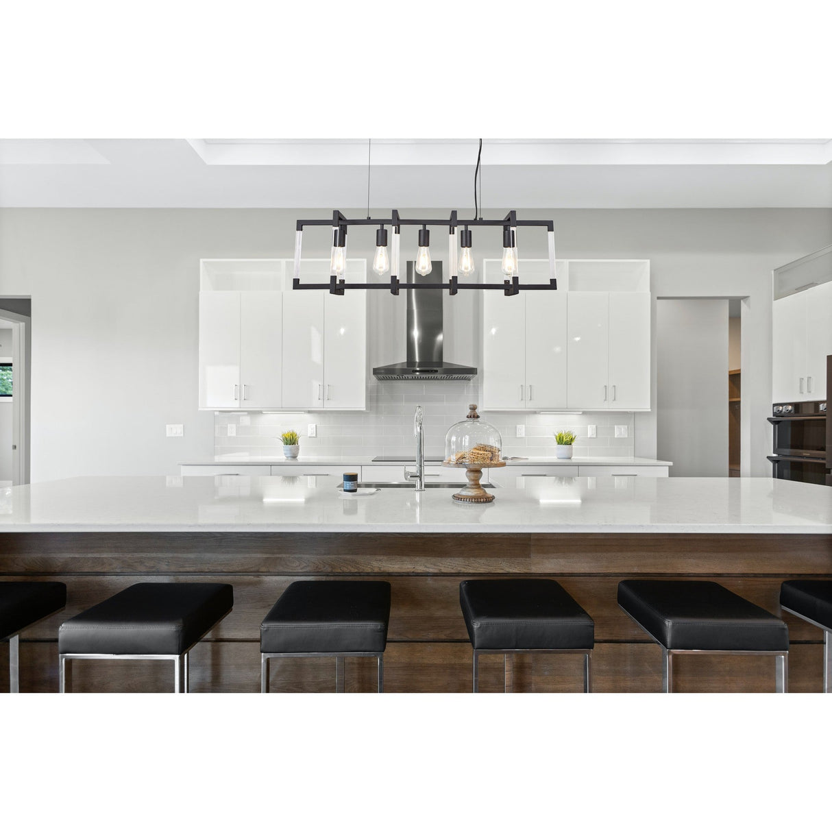 Canto 5 Light Linear Suspension Light - Graphite