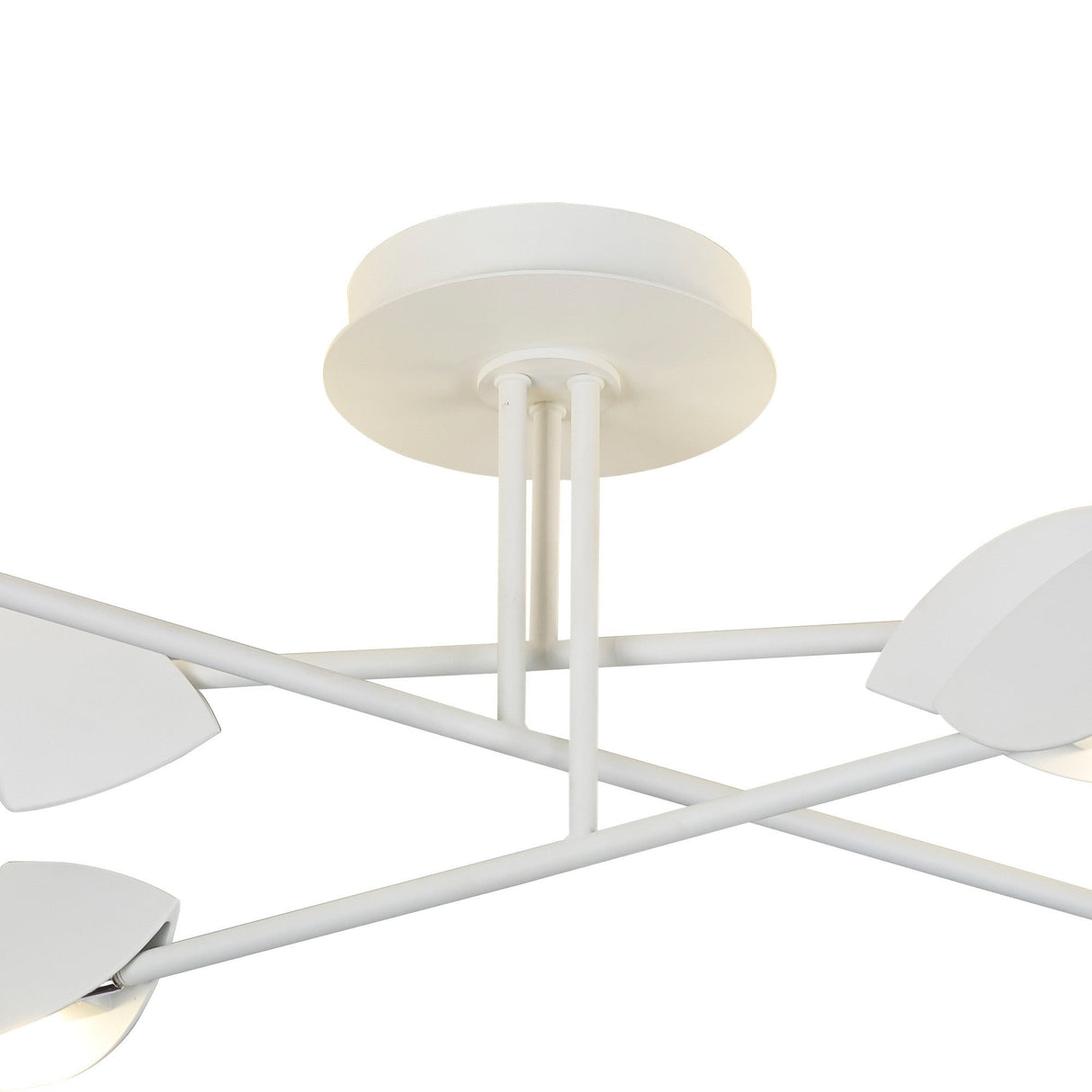 Capuccina Medium LED Semi-Flush Ceiling Light 45W 3000K - White