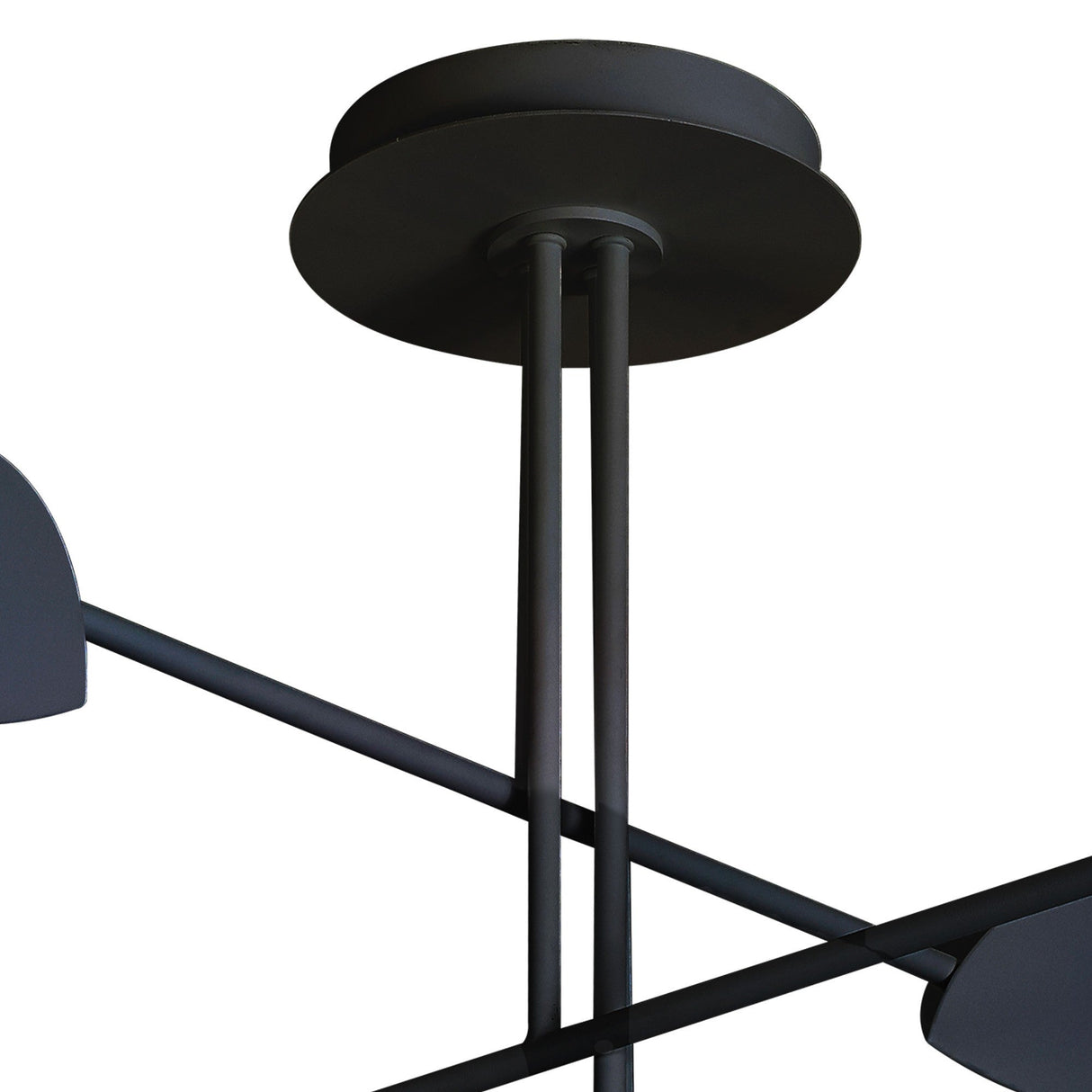 Capuccina 8 Light LED Semi-Flush Ceiling Light 61.5W 3000K – Black