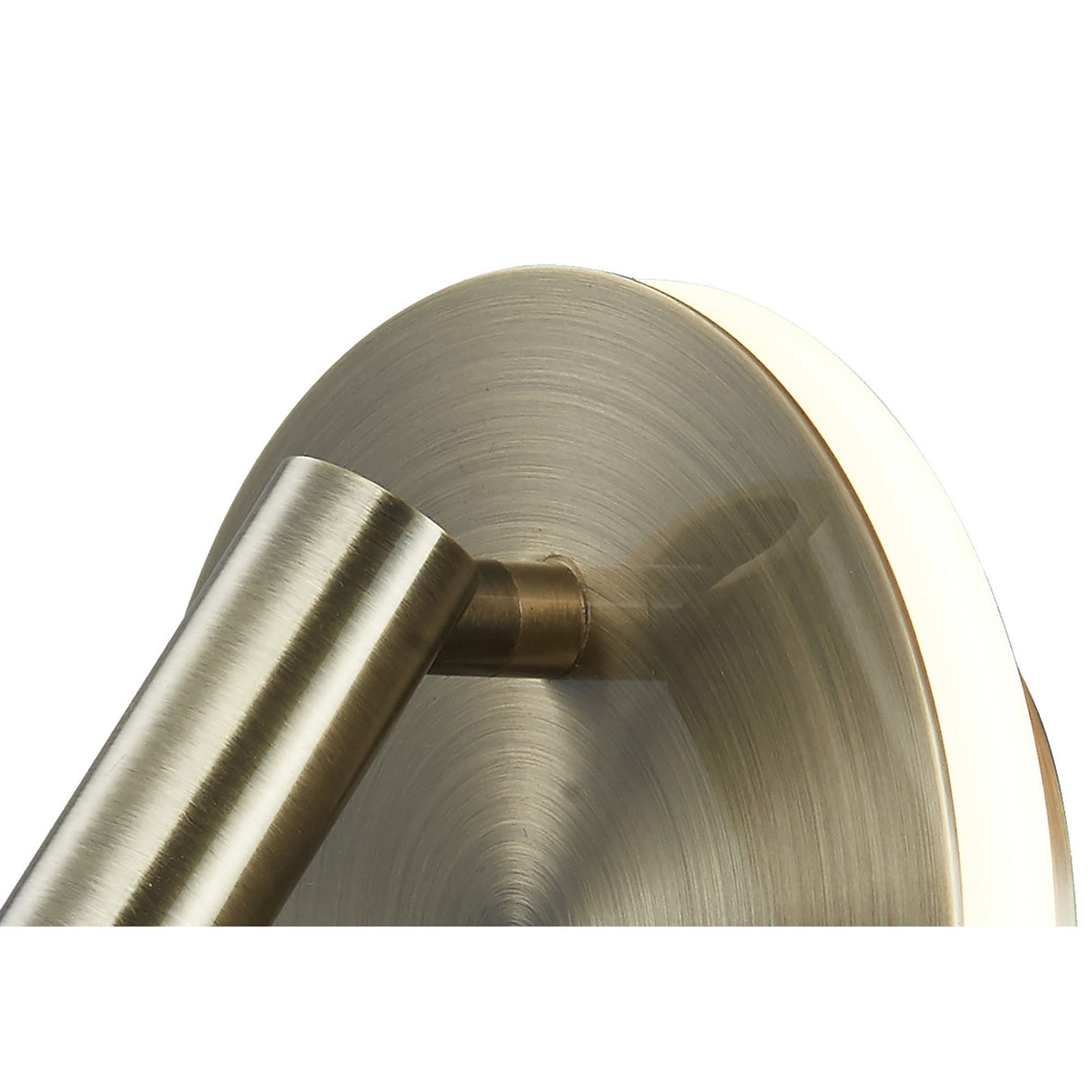 Cayman Round LED Wall/Reading Light - Antique Brass