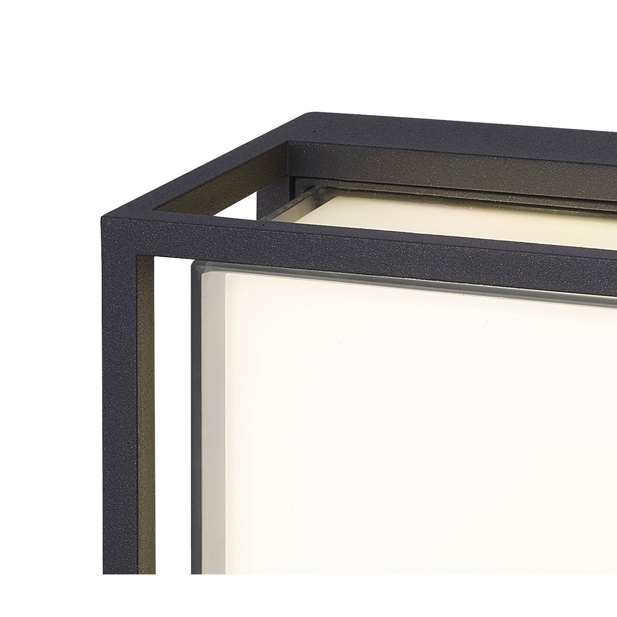 Chamonix Square Outdoor LED Celing/Wall Light - Anthracite