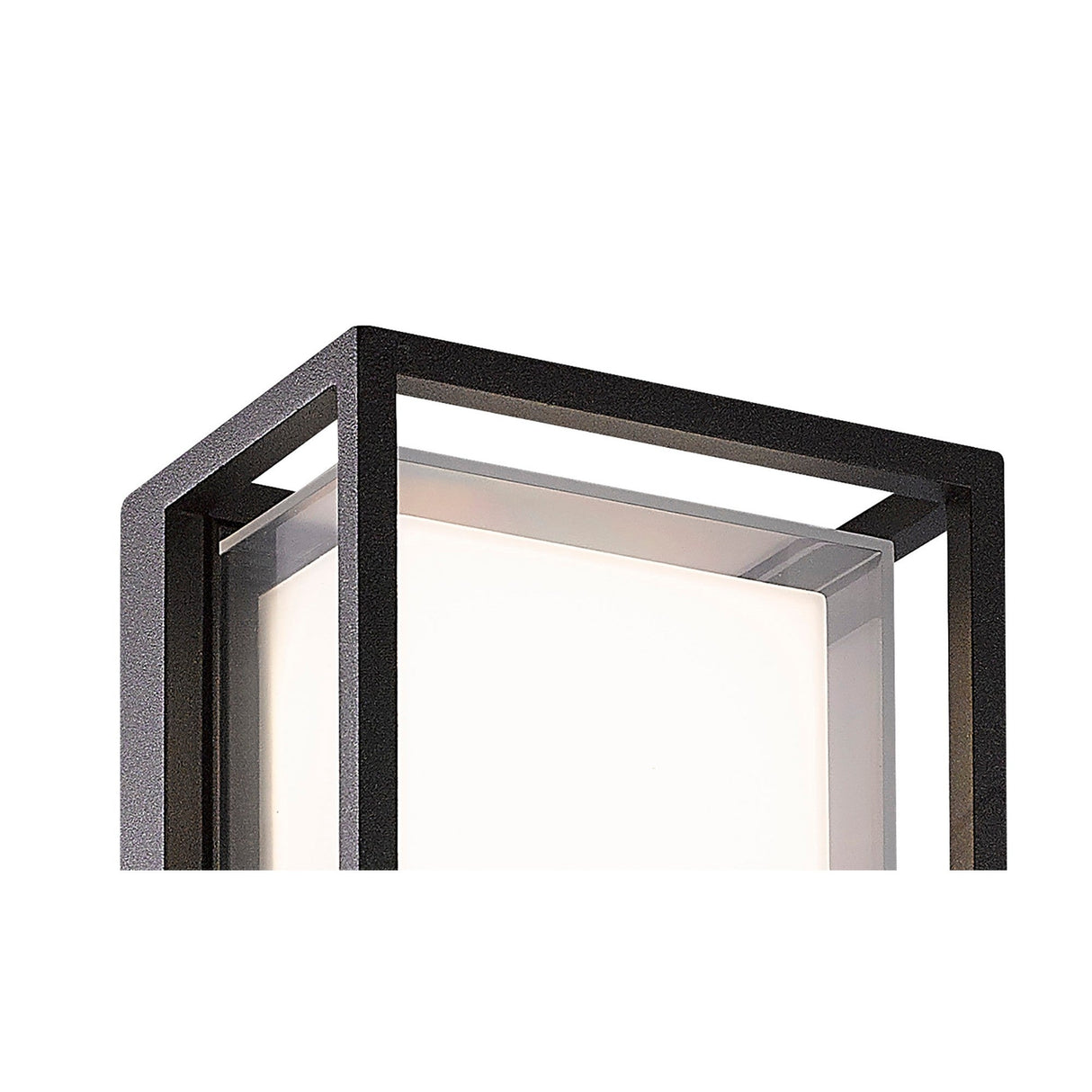 Chamonix Rectangular Outdoor LED Ceiling/Wall Light - Anthracite
