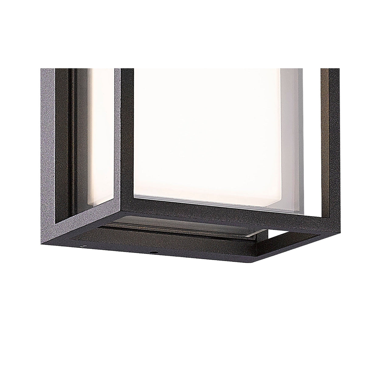 Chamonix Rectangular Outdoor LED Ceiling/Wall Light - Anthracite