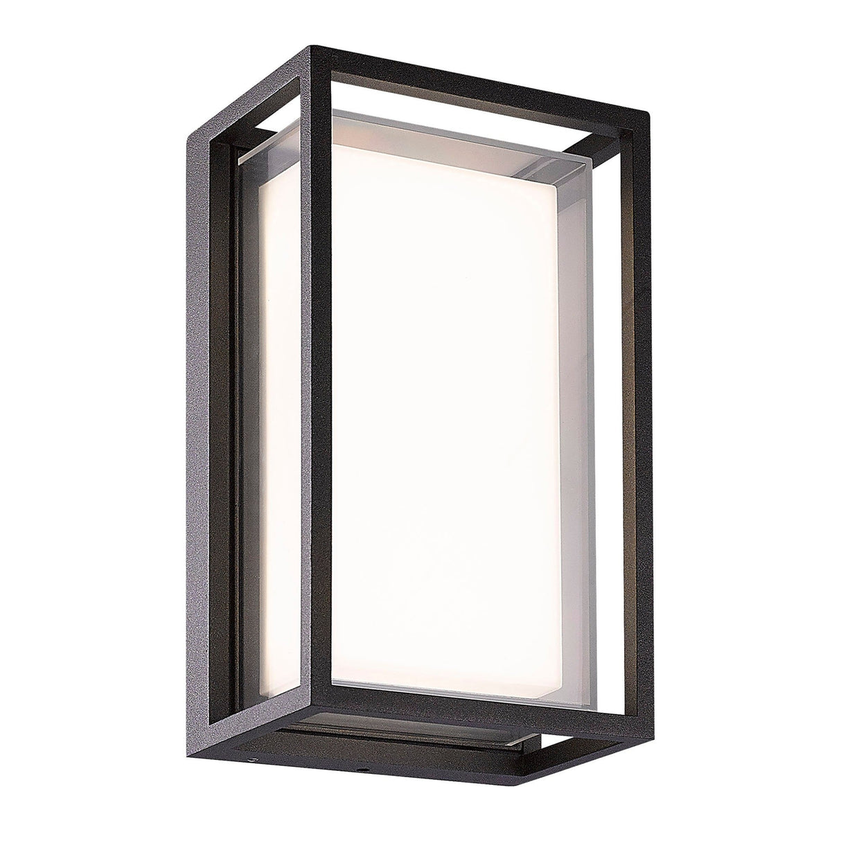 Chamonix Rectangular Outdoor LED Ceiling/Wall Light - Anthracite