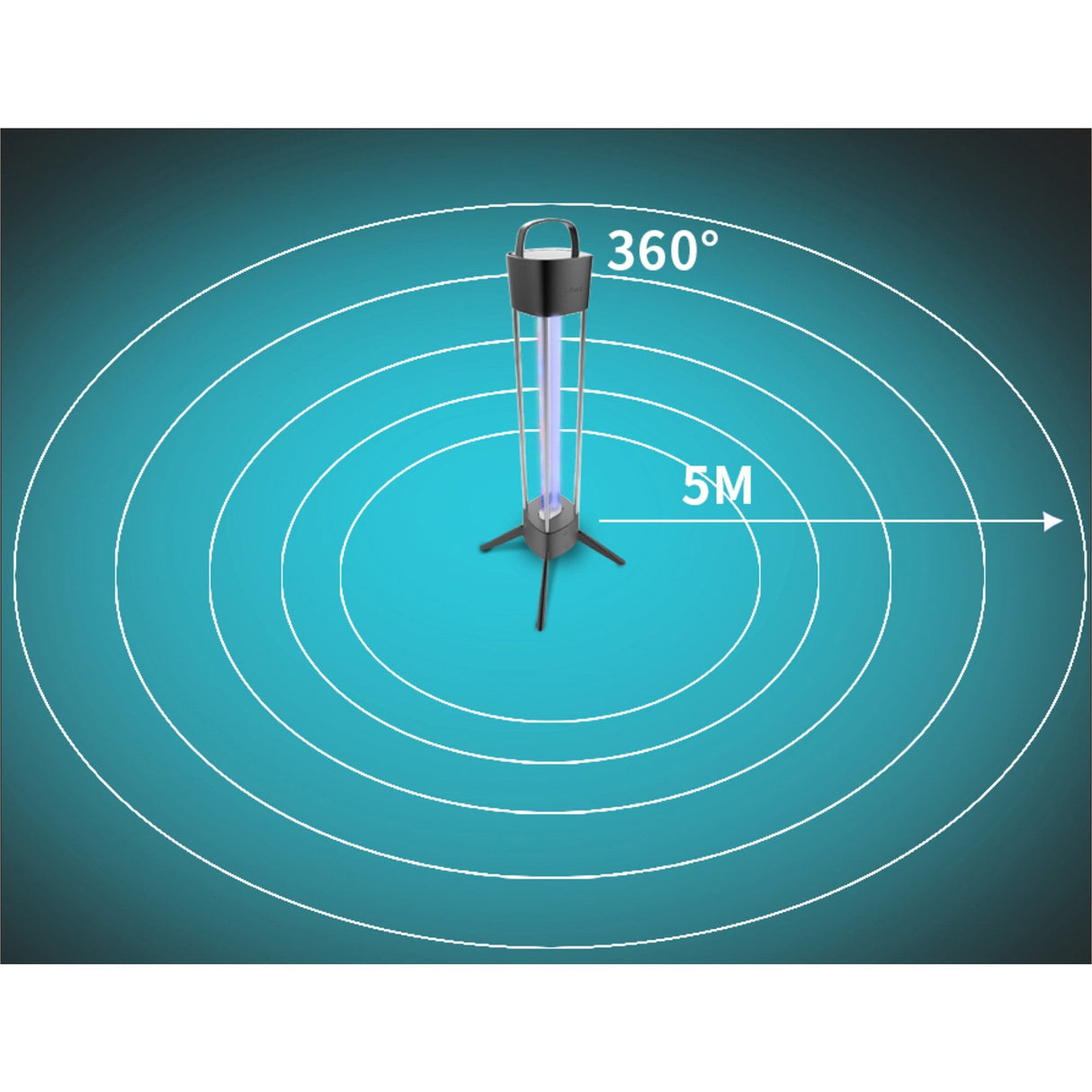 Cidal 36W UV-C Germicidal Table Lamp