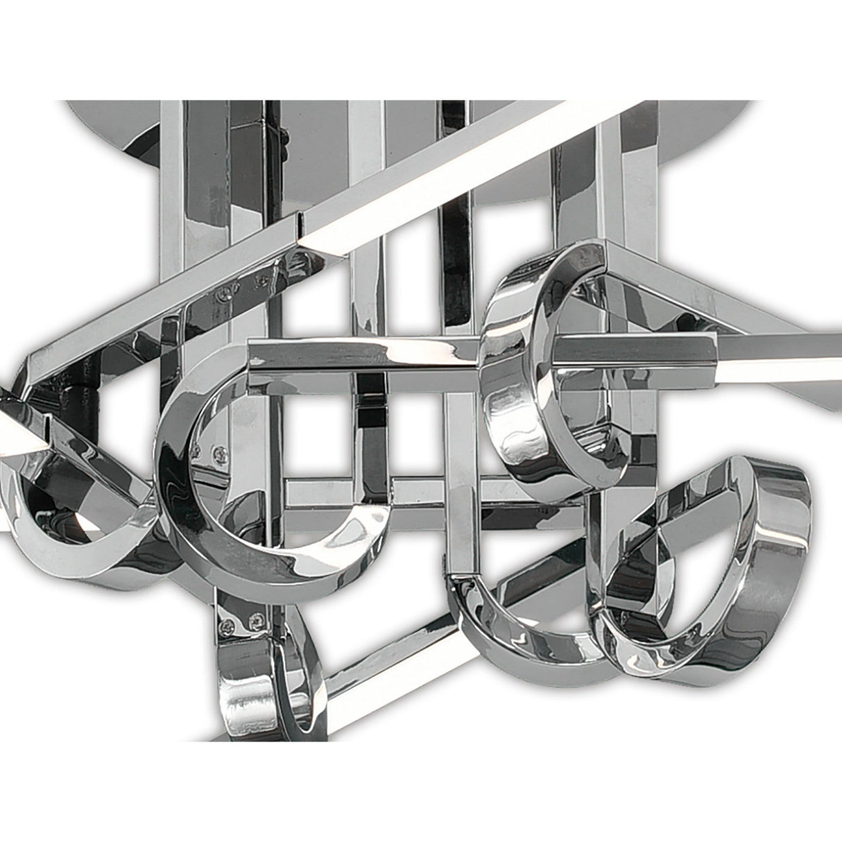 Cinto Semi-Flush Ceiling Light 42W 3000K - Polished Chrome
