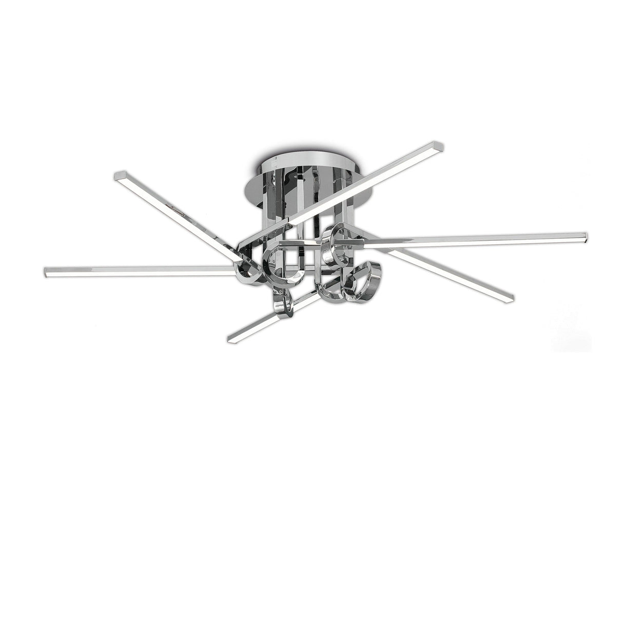 Cinto Semi-Flush Ceiling Light 42W 3000K - Polished Chrome