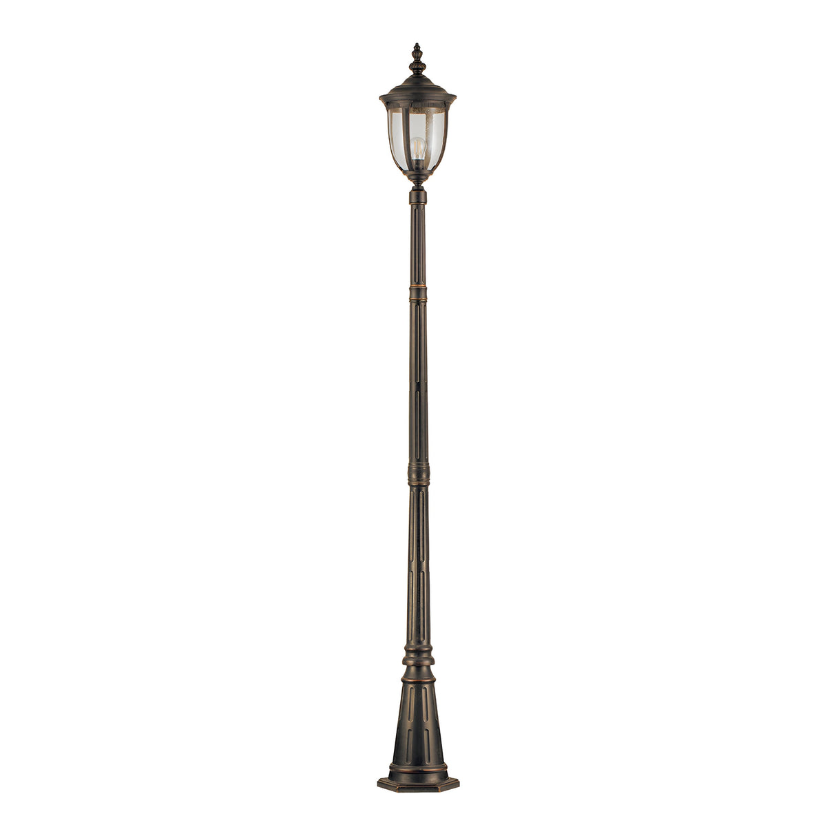 Cleveland 1 Light Single Head Lamp Post - Weathered Bronze