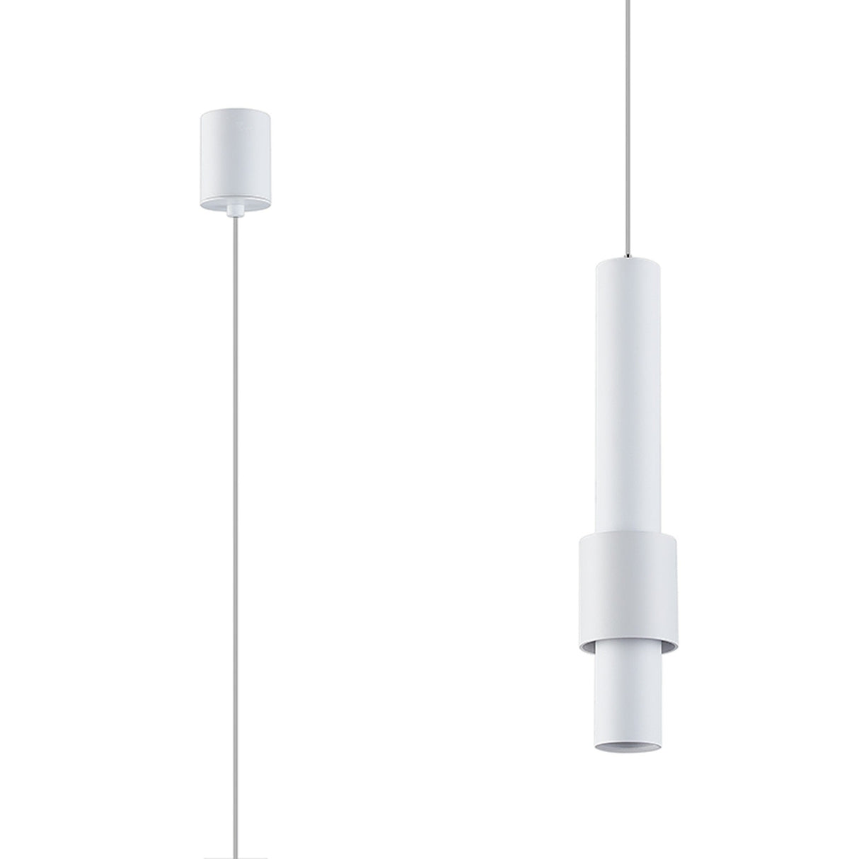Clifton 5.8cm LED Pendant Light 7W 3000K - White