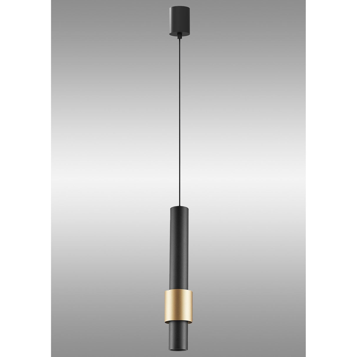 Clifton 5.8cm LED Pendant Light 7W 3000K - Black & Gold