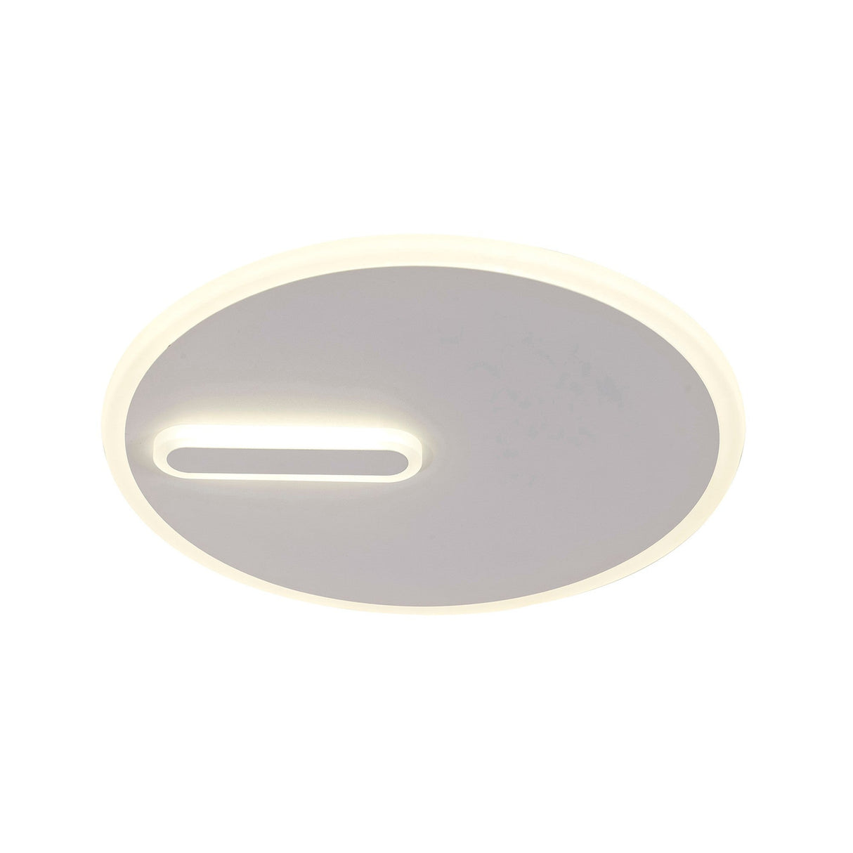 Clock CCT LED Flush Ceiling Light 30W 4000K - Sand White