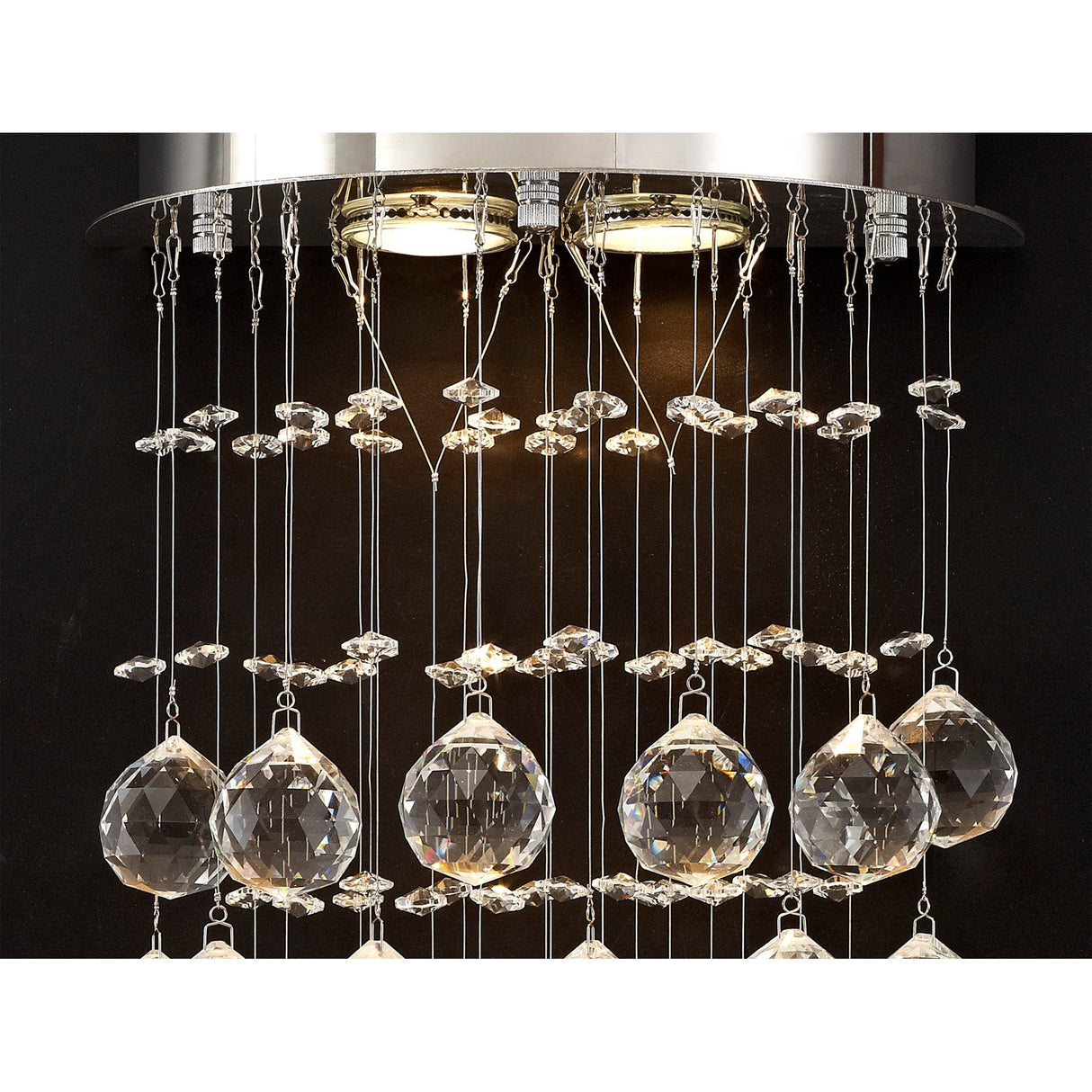 Colorado 2 Light Crystal Wall Light - Polished Chrome