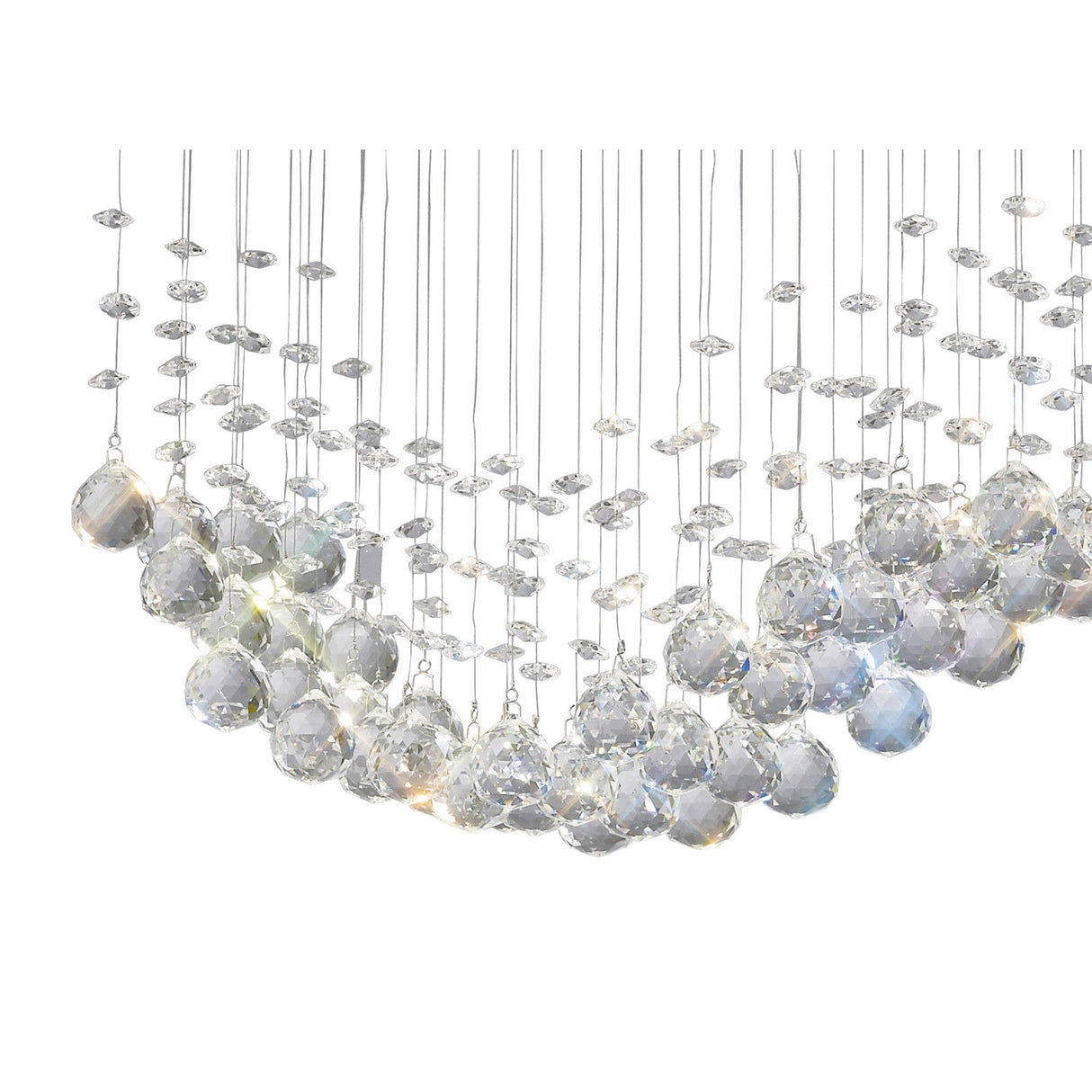 Colorado 4 Light Crystal Bar Pendant Light - Polished Chrome