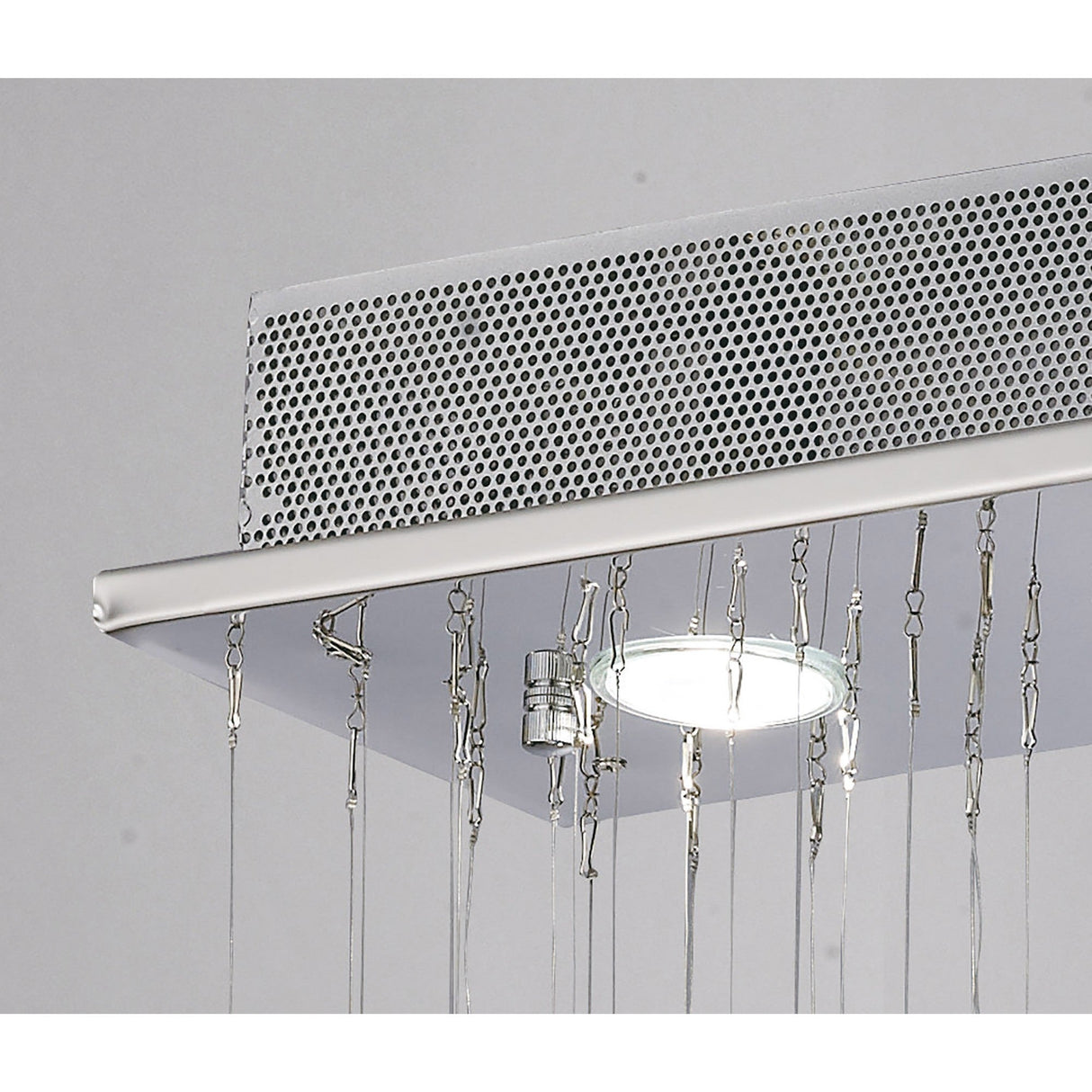 Colorado 4 Light Crystal Bar Pendant Light - Polished Chrome