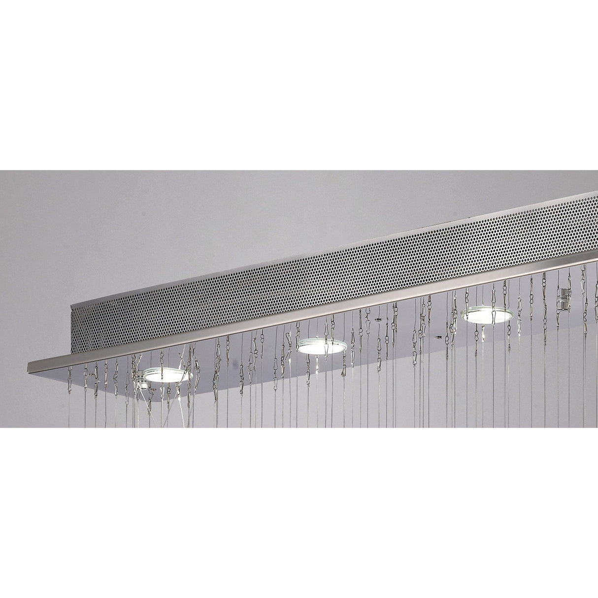Colorado 6 Light Crystal Bar Pendant Light - Polished Chrome