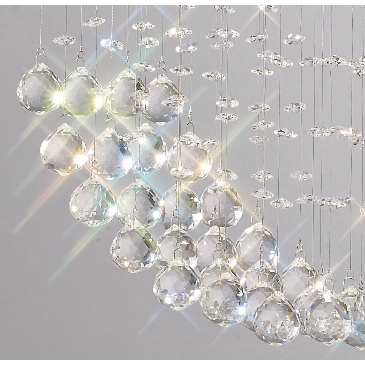 Colorado 6 Light Crystal Bar Pendant Light - Polished Chrome