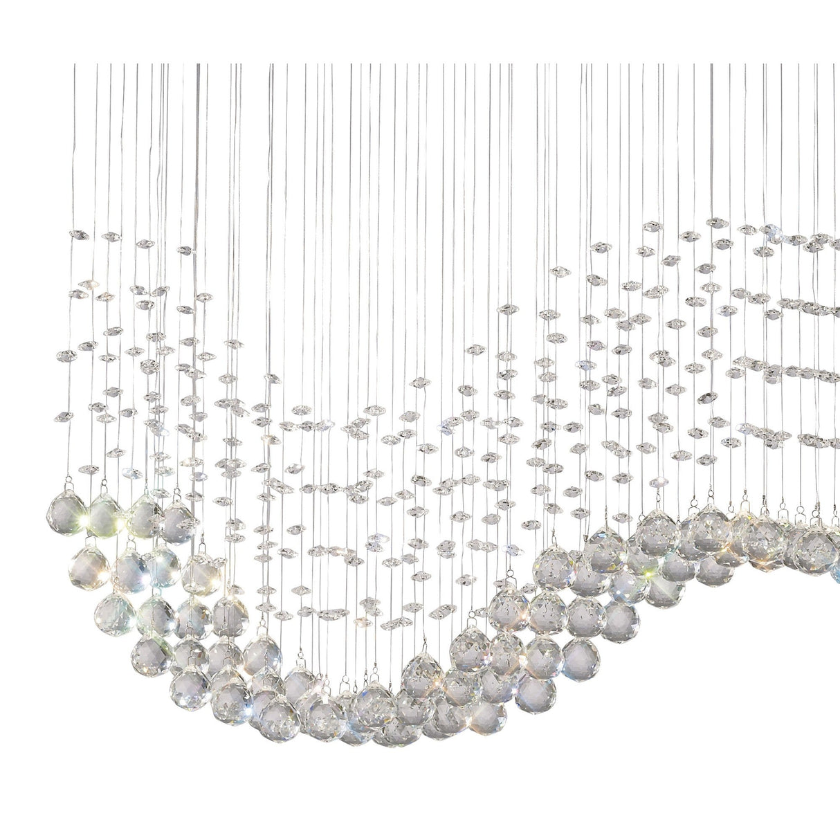 Colorado 6 Light Crystal Bar Pendant Light - Polished Chrome