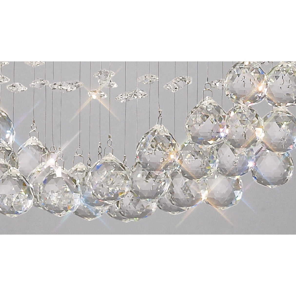 Colorado 6 Light Crystal Bar Pendant Light - Polished Chrome
