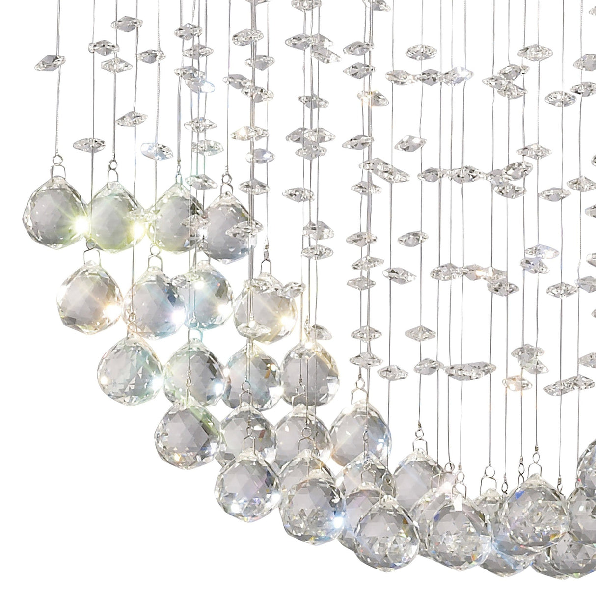 Colorado 6 Light Crystal Bar Pendant Light - Polished Chrome