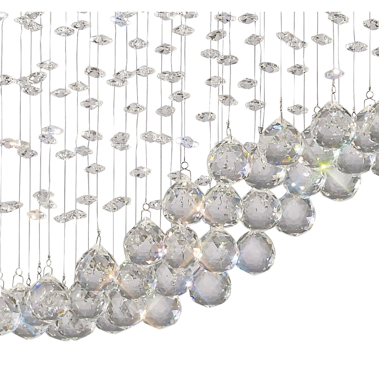 Colorado 6 Light Crystal Bar Pendant Light - Polished Chrome