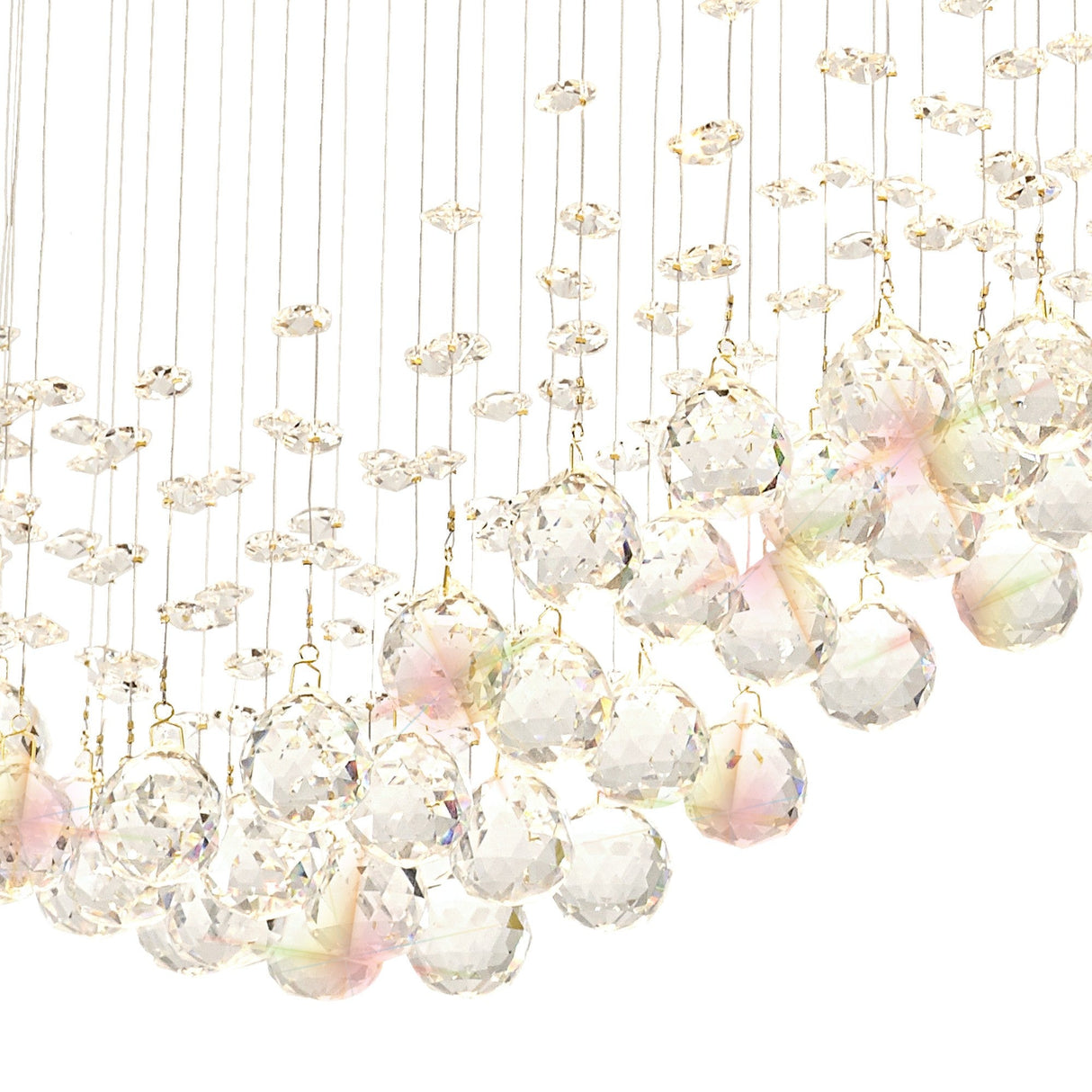 Colorado 4 Light Crystal Bar Pendant Light - French Gold