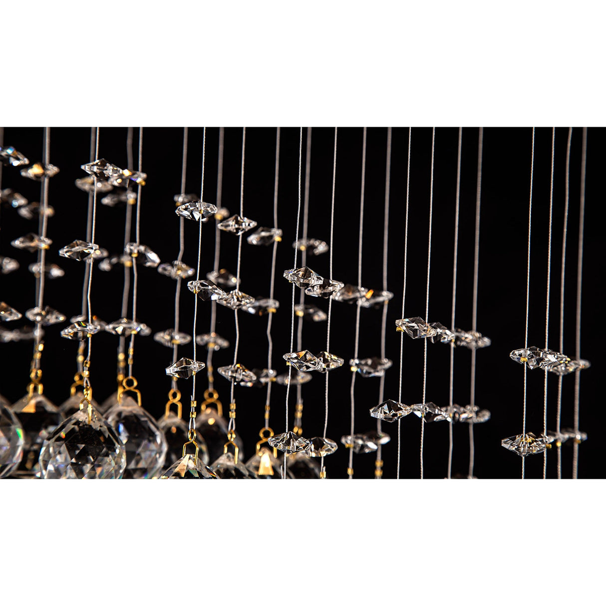 Colorado 4 Light Crystal Bar Pendant Light - French Gold