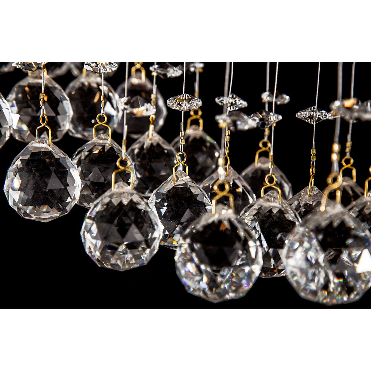 Colorado 4 Light Crystal Bar Pendant Light - French Gold