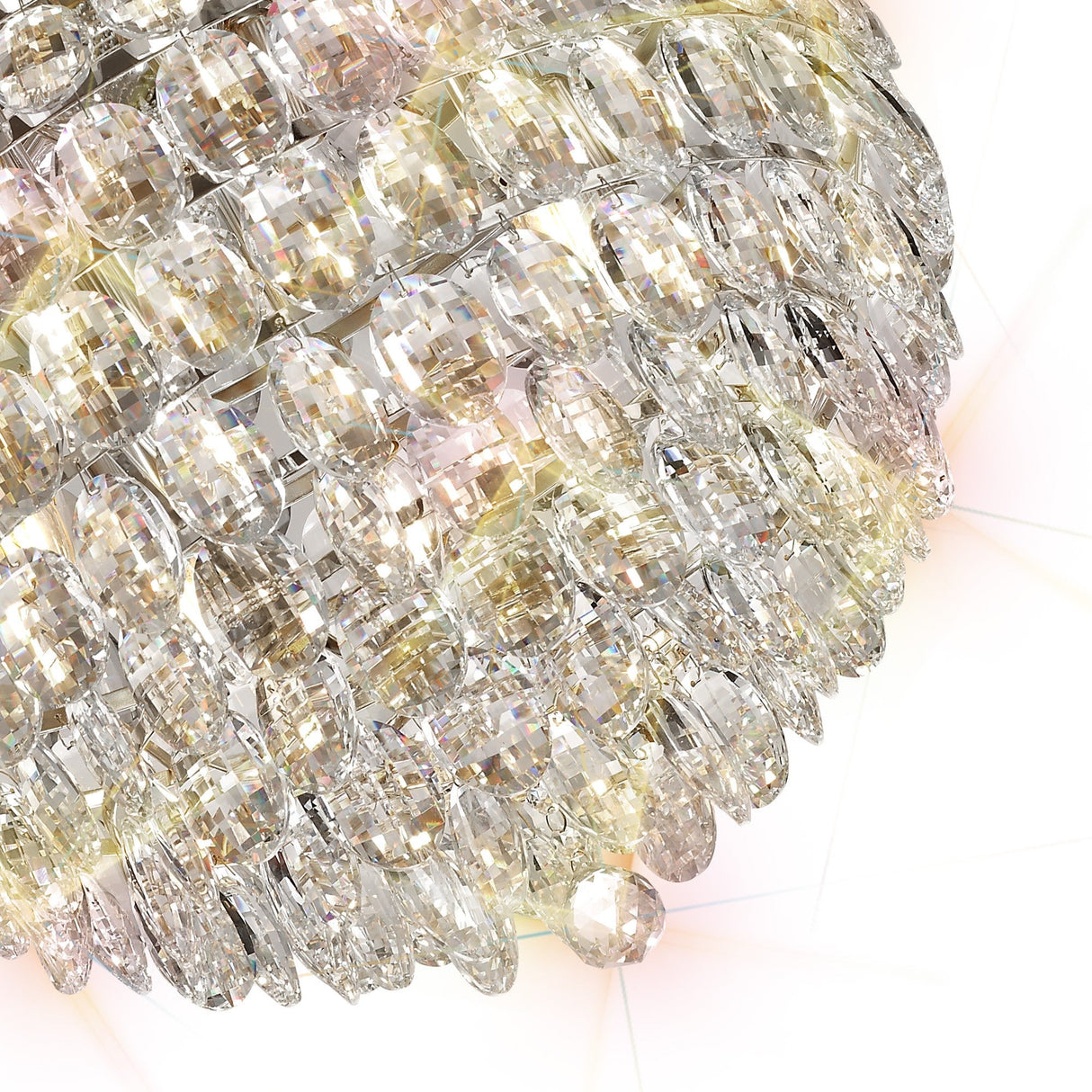 Coniston 54cm 9 Light Crystal Chandelier - Polished Chrome