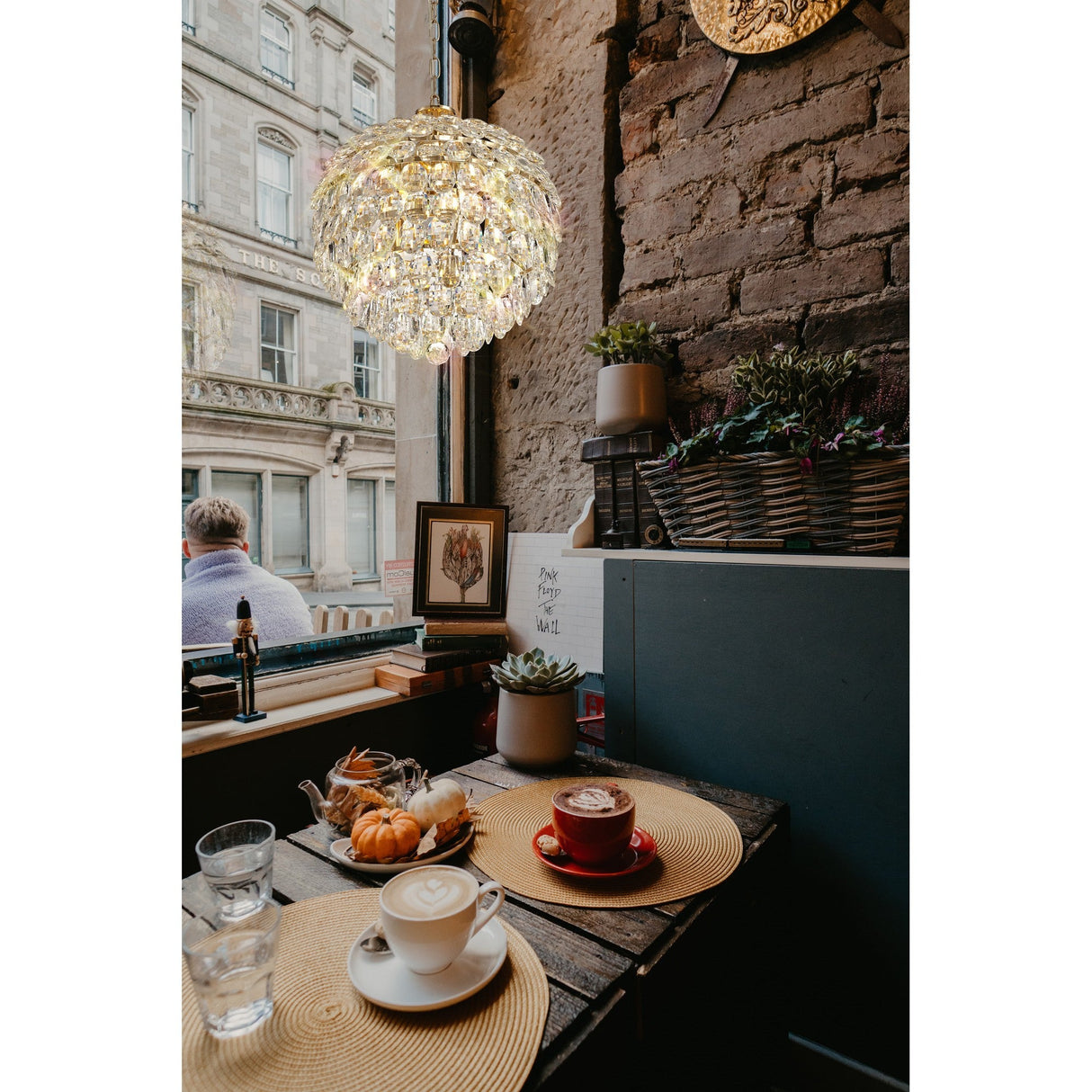 Coniston 6 Light Crystal Pendant Light – French Gold