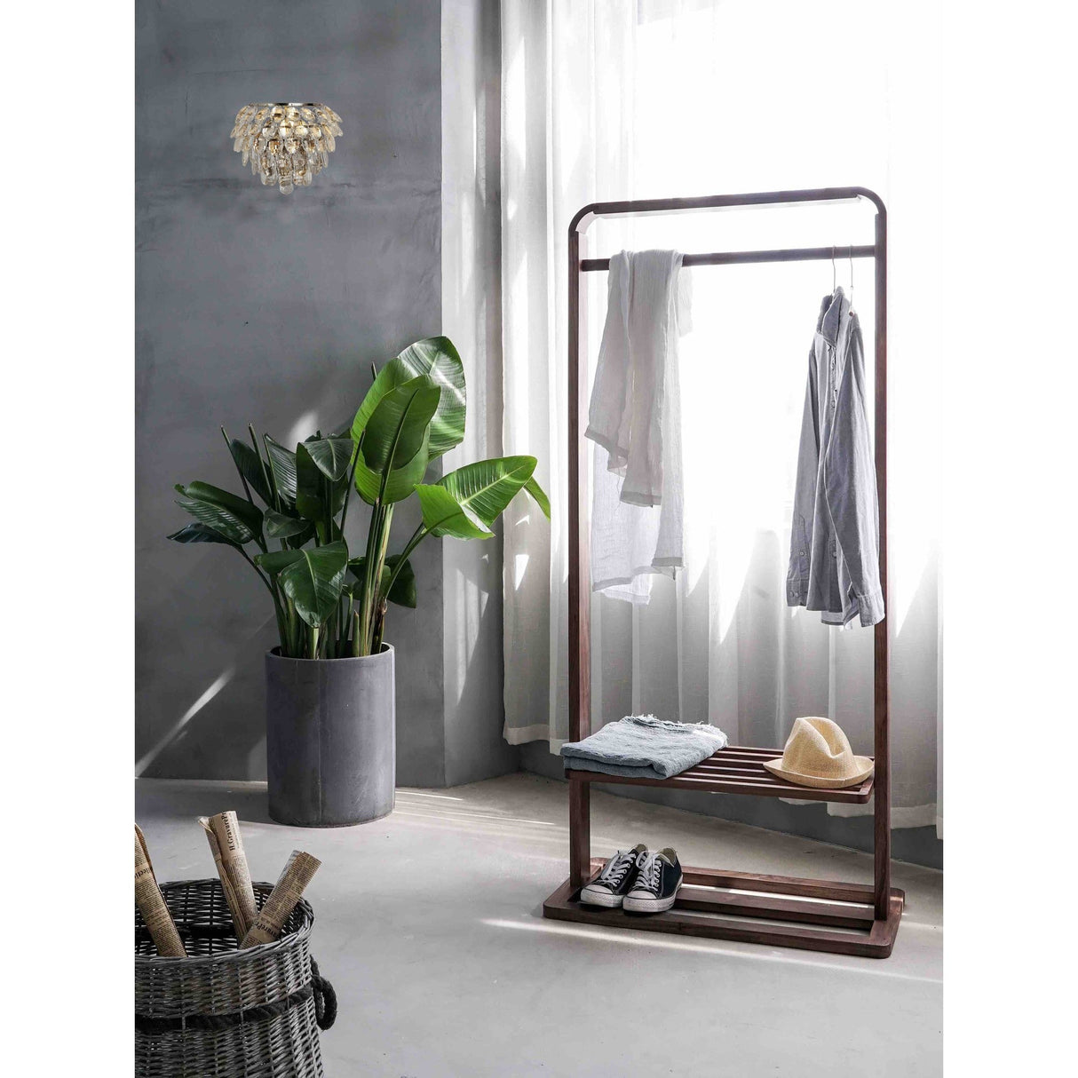 Coniston 1 Light Crystal Wall Light – Polished Chrome