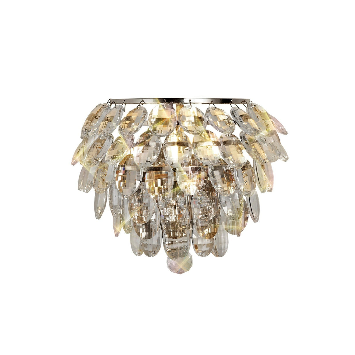Coniston 1 Light Crystal Wall Light – Polished Chrome