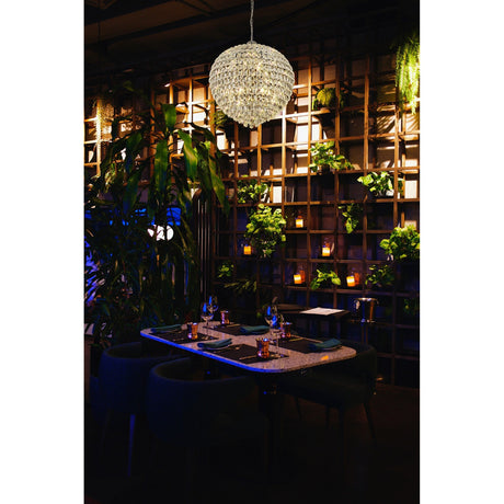 Coniston 80cm 16 Light Crystal Chandelier - Polished Chrome