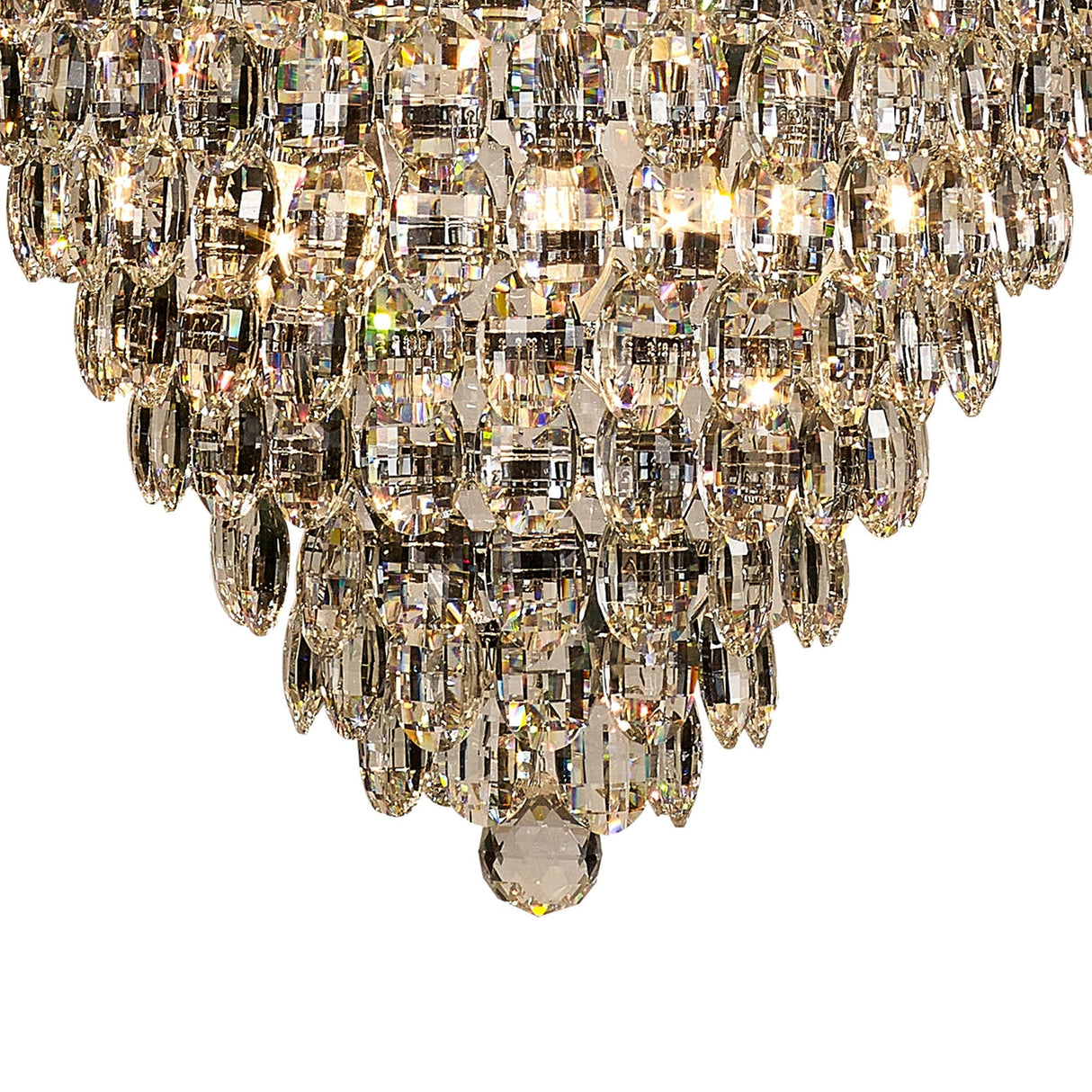 Coniston 80cm Acorn 25 Light Crystal Chandelier - Polished Chrome
