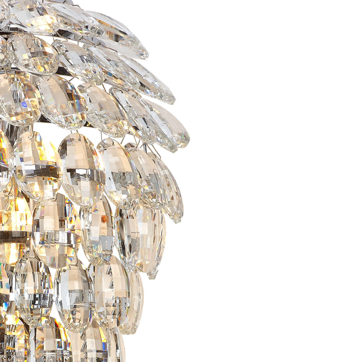 Coniston 4 Light Crystal Wall Light – Polished Chrome