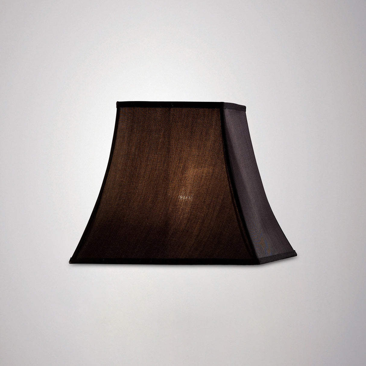 Contessa Small Square Lampshade - Black, 13/25.5cm x 23cm