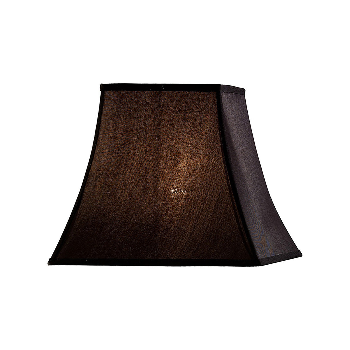 Contessa Medium Square Lampshade - Black, 16.5/30.5cm x 27cm