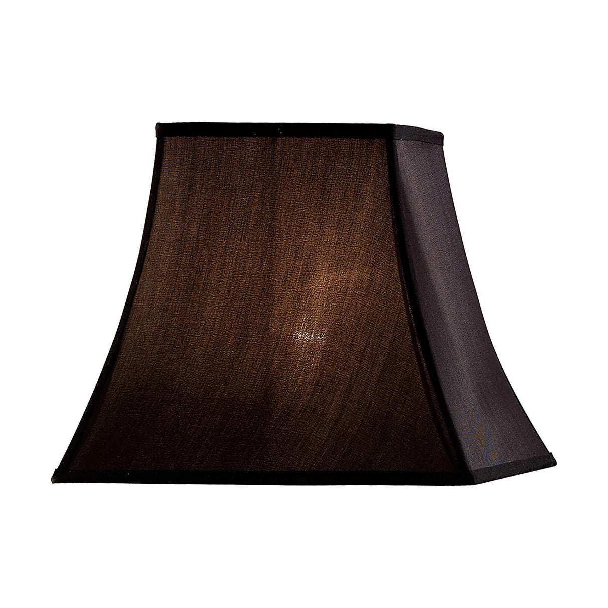 Contessa Large Square Lampshade - Black, 19/35.5cm x 30cm