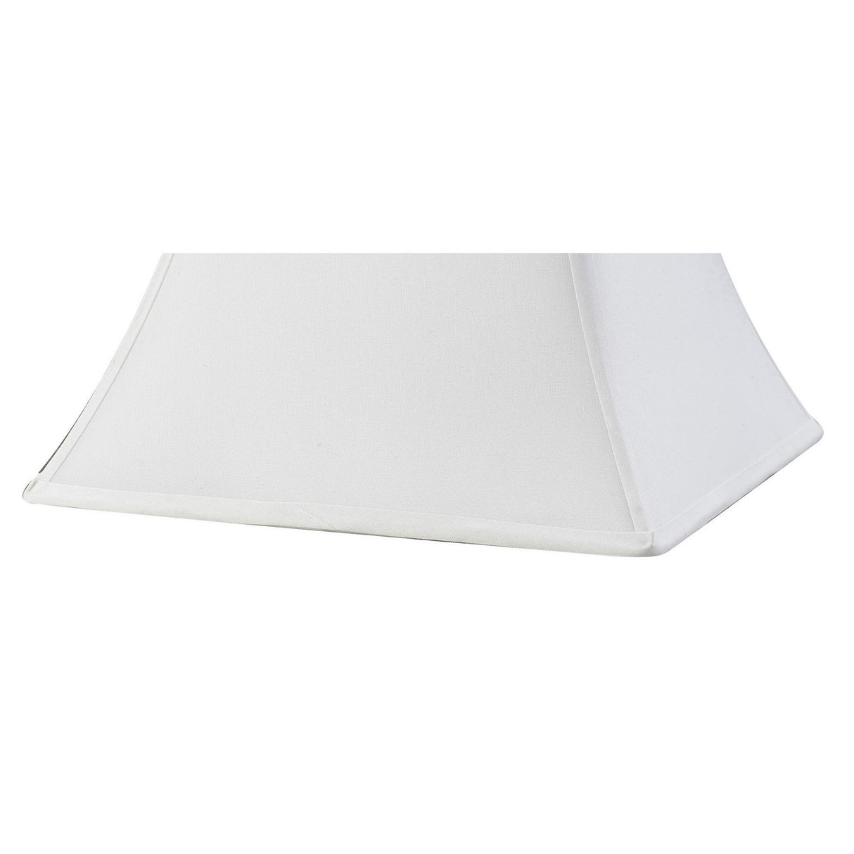 Contessa Large Square Lampshade - White, 19/35.5cm x 30cm
